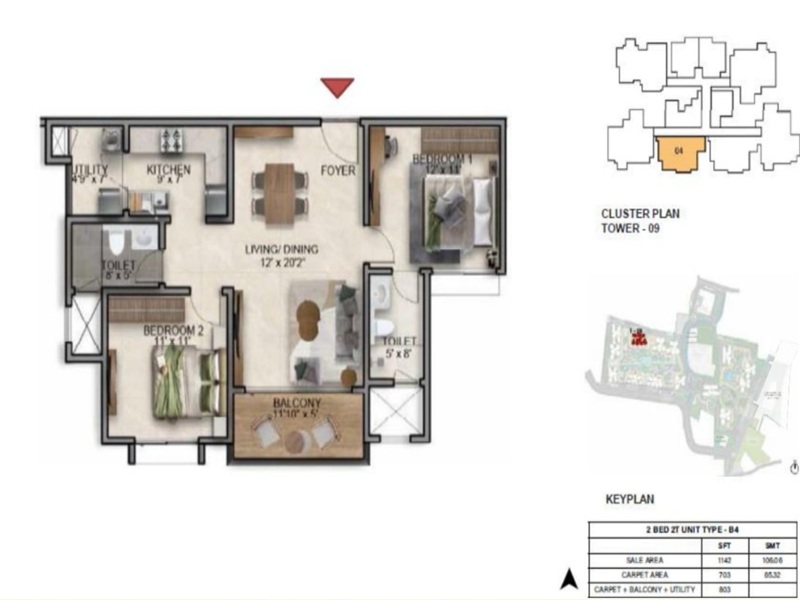 Prestige Evergreen Floor Plan