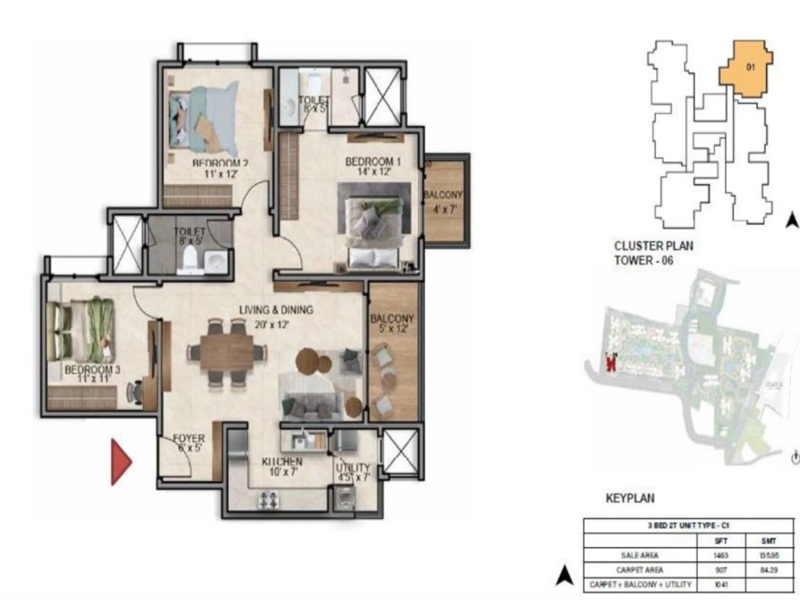 Prestige Evergreen Floor Plan