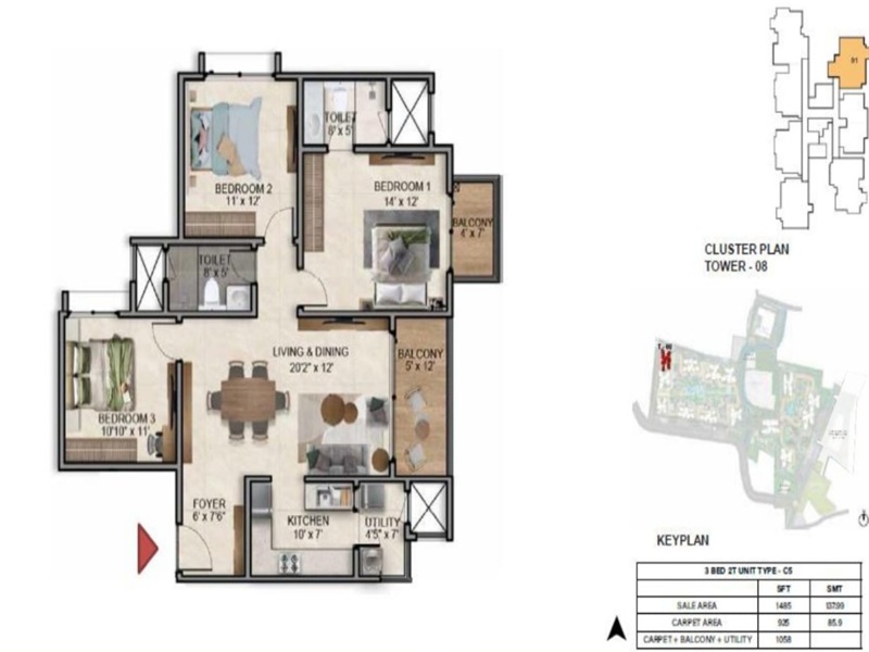 Prestige Evergreen Floor Plan