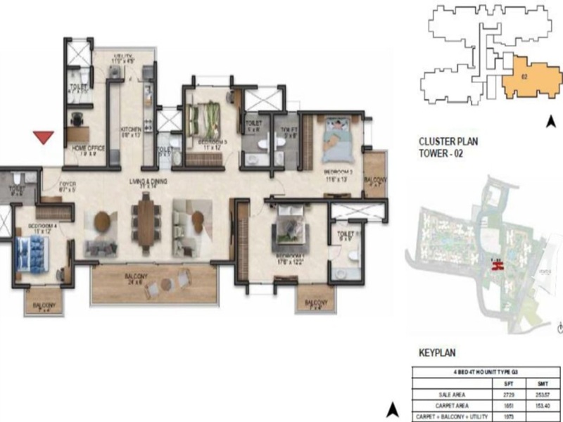 Prestige Evergreen Floor Plan